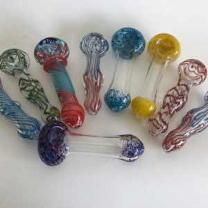 4in Assorted Glass Hand Pipes