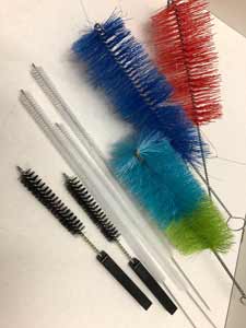 Hookah cleaning brushes