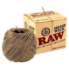 Raw Hemp Wick 100 ft