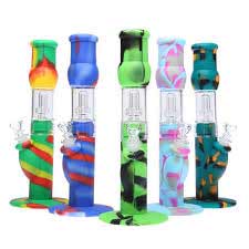 Silicone Water Pipe with Perc